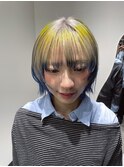 ブリーチ/裾カラー/エンジェルカラー/レイヤーボブ