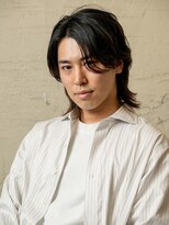 チャクラ アルカ ヘアサロン(Chakura arka Hair Salon)&nbsp;ラフに動くミディアムウルフ×センターパート