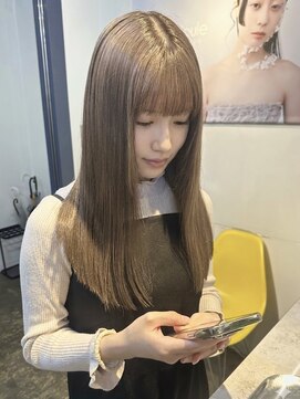 ジュール 池袋(Joule) 透明感たっぷり♪ブリーチ1回で作る柔らかグレージュ◎