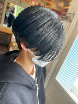 ヘア メイク ココ(hair make coco) ブラック×トランクスショート