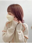 レイヤーボブ/グレージュ/レイヤーカット/ミルクティーベージュ