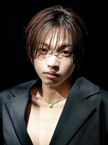 オーシャントーキョー 原宿(OCEAN TOKYO)&nbsp;メンズナチュラルシースルーラウンドマッシュウルフ
