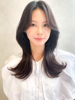 トゥルーズ 梅田茶屋町店(TLUUS)&nbsp;TLUUSダークパープルミルクブラウンナチュラルショート