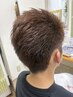 メンズカット＋外国人風イルミナカラー刈り上げトップ5ｃｍ￥8700⇒￥8500