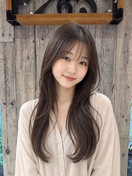アース 熊本光の森店(HAIR&MAKE EARTH) 韓国風レイヤースタイル