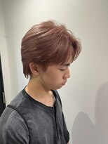 ウォルト(walt) 栄 メンズ ピンクベージュ ダブルブリーチ