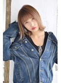 ［grandage池袋東口店］まっすぐバング×外ハネミディ