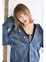 グランアージュ 池袋東口店(grandage)&nbsp;［grandage池袋東口店］まっすぐバング×外ハネミディ