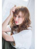 ミエル ヘア 新宿(miel hair)&nbsp;ミルクティーカラーベージュハイライトカラー