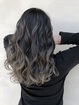 ロダット 横浜(LODAT by little) グレーパール×バレイヤージュ【LODAT横浜】