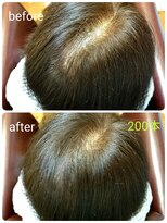 グリーン(green) つむじカバーボリュームアップエクステ200本☆