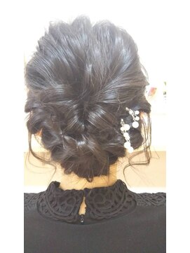 美容室 みるく ヘアセット