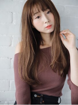 エマエコル(Emma ecole) Emma ecole シースルーバング×ゆるふわロング　by.高橋