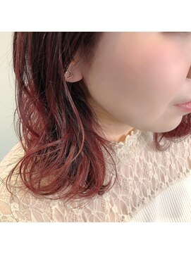 テクライズ 豊橋店(TECHRISE) グラデーション×チェリーピンク♪