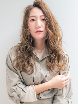 ロンド シャルム 吉祥寺(Lond charme) 【Lond charme 濱田麻佑】フォギーベージュウェーブスタイル