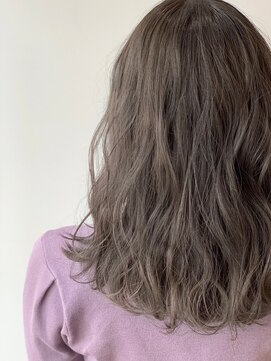 ジーナ 勝どき(Zina) 【Zina】　かきあげ/Aラインボブ/マロンベージュ/20代 30代 40代