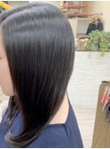 縮毛矯正 トリートメント セミロング