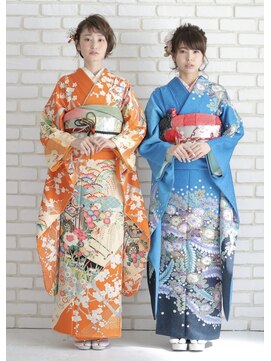 キッカ(kicca) 【kicca】振袖アップスタイル