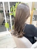 透明感アッシュベージュ