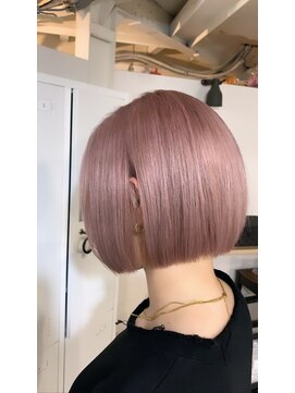 ラフ 難波店(LAFF) #黒髪#ボブルフ#ネビージュ#小顔#ワンレン