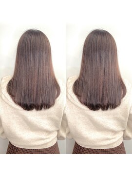 カレンアンドエクラート 大宮(KAREN&ECLART) 髪質改善　艶髪　ストレート　縮毛矯正　暗髪　韓国風　ロング