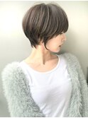 ショートボブ髪型30代40代50代前髪あり前髪なし面長丸顔【荒牧】