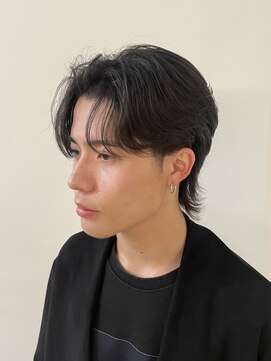 ニアウ 伊勢崎連取店(Niau) メンズセンターパートウルフ