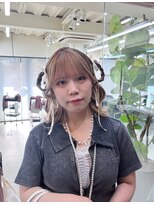 ディア(.eer)&nbsp;シナモロール風タレ耳ヘア(,,> <,,)