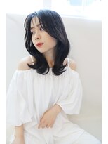 ヘアーメイク スリー(Hair Make 3) 外ハネミディアム[デザインカラーレイヤーカットウェットヘア]
