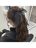 【土日祝16時以降】ビックリボン付き新規ヘアセット/心斎橋 なんばヘアセット