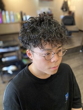 クラッキ ヘアークリエイション(CRAQUE hair creation) 波巻きパーマ×ツイストスパイラル×マッシュ×ツーブロック