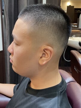 ヘアクリニックカルム 日暮里(Hair Clinic Calme) ボウズフェード、5厘刈り、野球部