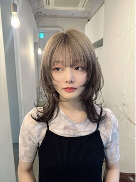 アルジャーノンシロ(ALGERNON shiro) ワンホン/レイヤー/韓国ヘア