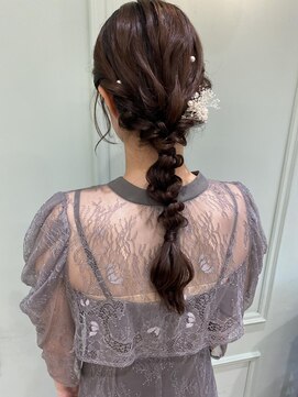 モリオフロムロンドン 大宮店(morio from London) 【大宮】結婚式編みおろしアレンジ