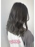 【*ブリーチなしで透明感*】ブリーチなしダブルカラー＋カット　 9900