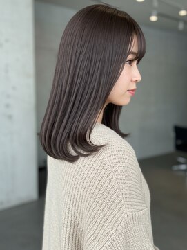 エル 新小岩(elu) 美髪/ワイドバング/レイヤーカット/くすみベージュ/新小岩駅