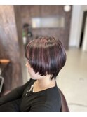 小顔効果ウルフcut