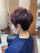 セルボーン&nbsp;耳出しショート/レッドブラウン/ショートスタイル