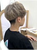 メンズ◎好印象ミルクティーアッシュ×マッシュ