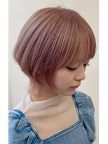 エメヘアデザイン ルイス(Aimer Hair Design Lewis)&nbsp;ピンクベージュ/ブリーチカラー/弘前市