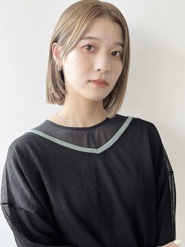 クレオヘア インターナショナル 八丁堀店 bob×milktea beige