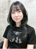 韓国レイヤーカット/ブリーチ/レイヤーカット/ダブルカラー