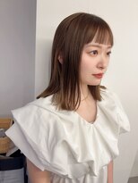 ノウハウ キョウト(KNOWHOW kyoto)&nbsp;切りっぱなしボブ/ハイトーンベージュ