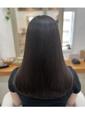 サラサラストレートに