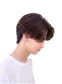 センターパート　刈り上げなし