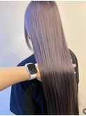 ハイトーンレイヤーカットパープルイルミナカラー20代30代40代