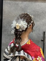 アールトゥーヘアー(art To Hair)&nbsp;成人式ヘア/ツイン網おろし/網おろし