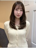 艶髪くすみモカブラウンカラー