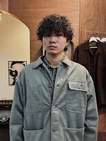 エディ(Edy) シャドウパーマ波巻きパーマメンズカットメンズパーマ眉毛