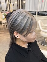 アコレ ミリュー 南草津店(ACCOLE milieu)&nbsp;シルバーグレー＋ローライトカラー！動きのあるスタイルに♪！